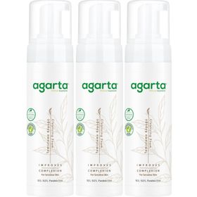 Agarta 3x225 ml Doğal Yüz Temizleme Köpüğü