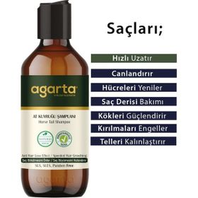 Agarta 3x400 ml At Kuyruğu Bitkisel Şampuan