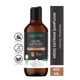 Agarta 400 ml Ardıç Katranı ve Keratin Özlü Şampuanı