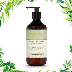Agarta 400 ml Yağlı Saçlar İçin Doğal Şampuan