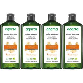 Agarta 4x400 ml Ardıç Katranı ve Keratin Doğal Şampuan