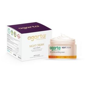 Agarta 50 ml Doğal Yaşlandırma Karşıtı Anti Aging Gece Kremi