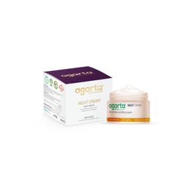 Agarta 50 ml Doğal Yaşlandırma Karşıtı Anti Aging Gece Kremi