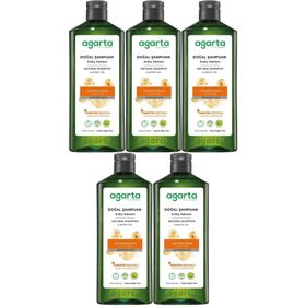 Agarta 5x400 ml Ardıç Katranı ve Keratin Doğal Şampuan