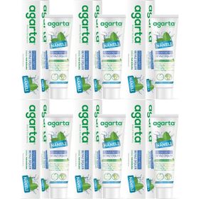 Agarta 6x100 ml Doğal Yoğun Naneli Florürsüz Ferah Nefes Diş Macunu