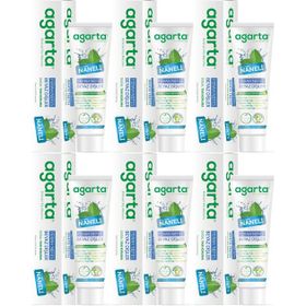 Agarta 6x100 ml Doğal Yoğun Naneli Florürsüz Ferah Nefes Diş Macunu
