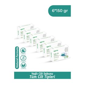 Agarta 6x150 gr Doğal Yağlı Ciltler Sabunu