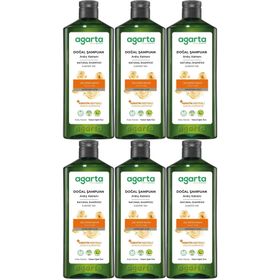 Agarta 6x400 ml Ardıç Katranı ve Keratin Doğal Şampuan