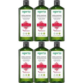 Agarta 6x400 ml Saç Dökülmesine Karşı Doğal Çözüm Şampuan