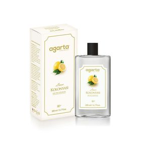 Agarta 80 Derece Limon Kolonyası 200 ml Cam Şişe