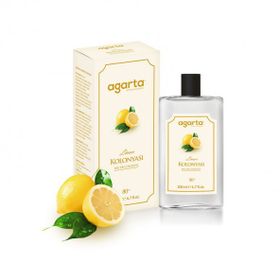 Agarta 80 Derece Limon Kolonyası 200 ml Cam Şişe