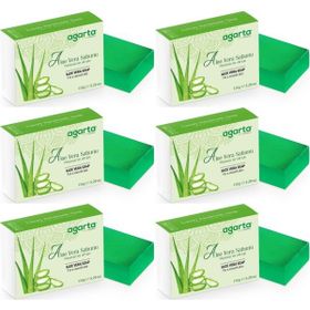 Agarta Aloe Vera El Yapımı 6x150 gr Doğal Sabun