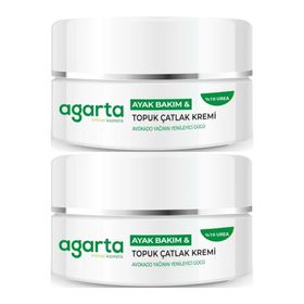 Agarta Ayak ve Topuk Çatlak 2x100 ml Bakım Kremi
