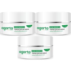 Agarta Ayak ve Topuk Çatlak 3x100 ml Bakım Kremi