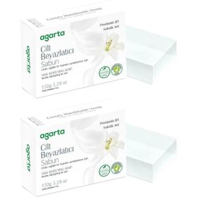 Agarta Cilt Beyazlatıcı 2x150 gr El Yapımı Doğal Sabun