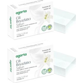 Agarta Cilt Beyazlatıcı 2x150 gr El Yapımı Doğal Sabun