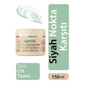 Agarta Doğal 150 ml Yeşil Kil Yüz Maskesi