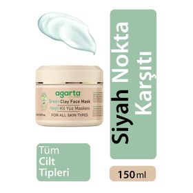 Agarta Doğal 150 ml Yeşil Kil Yüz Maskesi