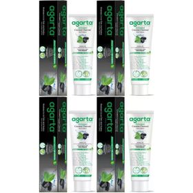 Agarta Doğal Aktif Karbonlu 4x100 ml Diş Macunu