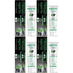 Agarta Doğal Aktif Karbonlu 4x100 ml Diş Macunu