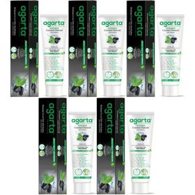 Agarta Doğal Aktif Karbonlu 5x100 ml Diş Macunu