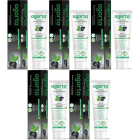 Agarta Doğal Aktif Karbonlu 5x100 ml Diş Macunu