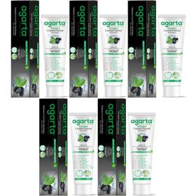 Agarta Doğal Aktif Karbonlu 5x100 ml Diş Macunu