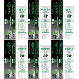 Agarta Doğal Aktif Karbonlu 6x100 ml Diş Macunu
