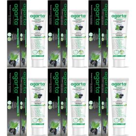 Agarta Doğal Aktif Karbonlu 6x100 ml Diş Macunu