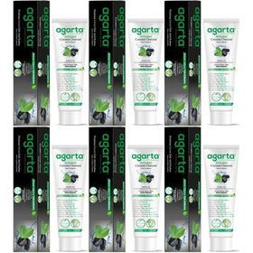 Agarta Doğal Aktif Karbonlu 6x100 ml Diş Macunu