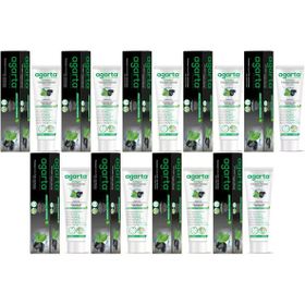 Agarta Doğal Aktif Karbonlu 9x100 ml Diş Macunu