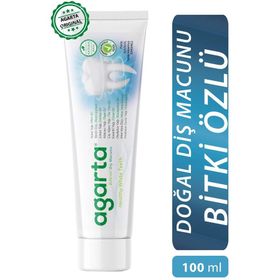Agarta Doğal Bitki Özlü Florürsüz Beyazlatıcı 100 ml Diş Macunu
