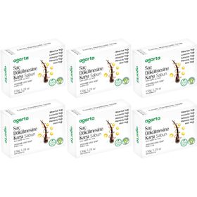 Agarta Doğal El Yapımı 6 x 150 gr Dökülme Karşıtı Saç Sabunu