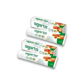 Agarta Doğal Misvak Özlü Florürsüz 2x100 ml Diş Macunu + 20 ml Argan Kremi