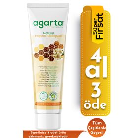 Agarta Doğal Propolisli Florürsüz 100 ml Diş Macunu