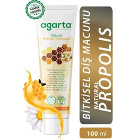 Agarta Doğal Propolisli Florürsüz 2x100 ml Diş Macunu + 20 ml Argan Kremi