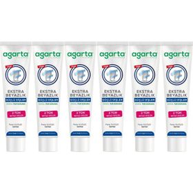 Agarta Doğal Tam Koruma Ekstra Beyazlık Güçlü Dişler 6x75 ml Diş Macunu