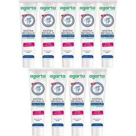 Agarta Doğal Tam Koruma Ekstra Beyazlık Güçlü Dişler 9x75 ml Diş Macunu
