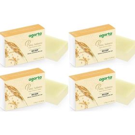 Agarta El Yapımı Pirinç Özlü 4x150 gr Doğal Sabun