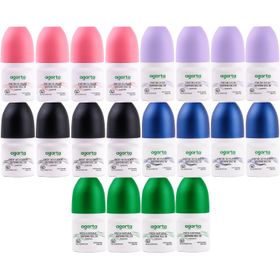 Agarta Fresh Flower-Lycia-Patchouli Deep-Sensation-Natural 20x50 ml Kadın Roll-On Karma Set