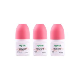 Agarta Fresh Flower Sensatıon 3x50 ml Doğal Kadın Roll-On