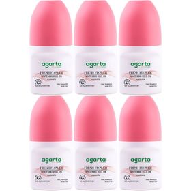 Agarta Fresh Flower Sensatıon 6x50 ml Doğal Kadın Roll-On
