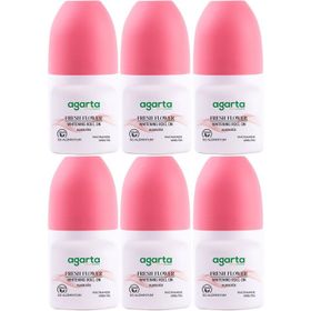 Agarta Fresh Flower Sensatıon 6x50 ml Doğal Kadın Roll-On