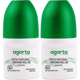 Agarta Fresh Natural 2x50 ml Doğal Unisex Roll On