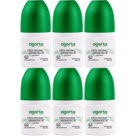 Agarta Fresh Natural 6x50 ml Doğal Unisex Roll On