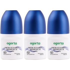 Agarta Fresh Sensation 3x50 ml Doğal Roll On