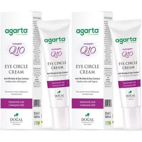 Agarta Göz Altı Kırışıklık ve Koyu Halka Yaşlandırma Karşıtı Antiaging 2x20 ml Doğal Göz Bakım Kremi