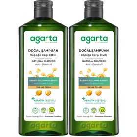 Agarta Kepek Karşı Etkili 2x400 ml Doğal Şampuan