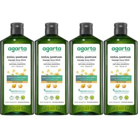 Agarta Kepek Karşı Etkili 4x400 ml Doğal Şampuan