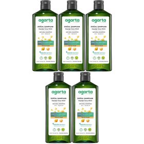 Agarta Kepek Karşı Etkili 5x400 ml Doğal Şampuan